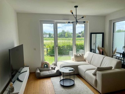Moderne 2-Zimmer-Wohnung mit Garten