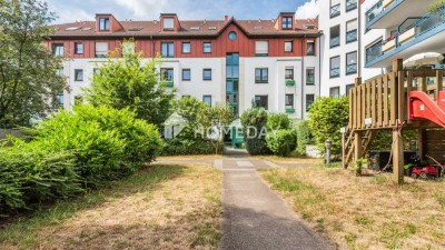 Sofort bezugsfrei: 2‑Zimmer-Wohnung mit Südloggia, Aufzug & TG‑Stellplatz in Plagwitz