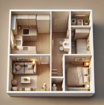 Exklusive 4-Zimmer-Dachgeschosswohnung mit Dachterrasse