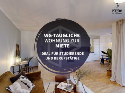 *WG-taugliche Wohnung zur Miete* 4-Zimmer-Wohnung ideal für Studierende und Berufstätige