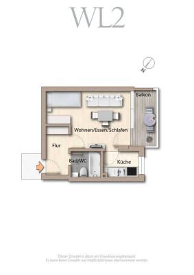 FREI ab 01.01.2026 - renovierungsbedürftiges 1-Zimmer-Apartment
