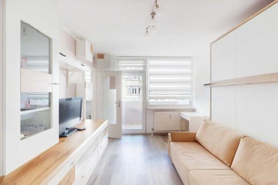Attraktive Kapitalanlage: Praktisches Apartment mit West-Loggia und TG-Stellplatz nahe der Isar