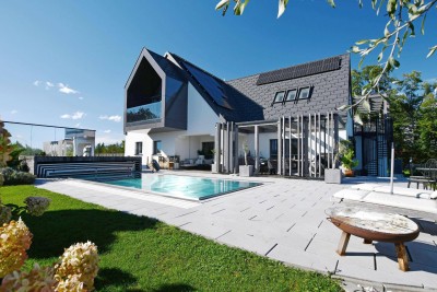 Exklusives Designhaus mit Panoramablick und privater Wellnessoase