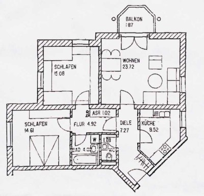 3-Zimmer Wohnung im Stadtteil Sankt-Mang