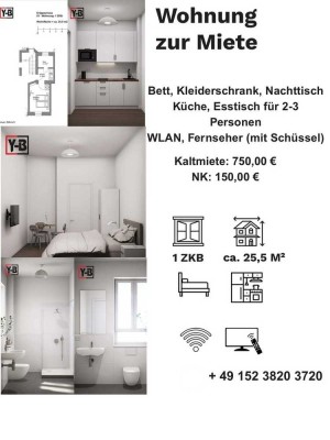 Zimmer Wohnungen voll Möbliert in Ludwigshafen Friesenheim
