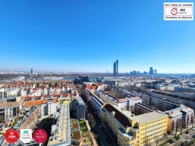 *22. Stock* Moderne 2-Zimmer Wohnung mit großer Loggia und traumhaftem Weitblick
