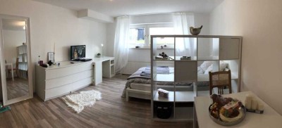 Souterrain 1-Zimmer-Wohnung mit kleiner EBK in Paderborn-Benhausen