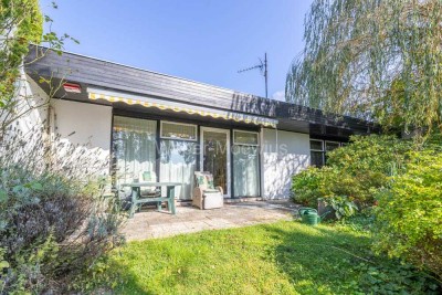 Großzügiger Bungalow mit Anbau, schönem Garten und sonniger Terrasse