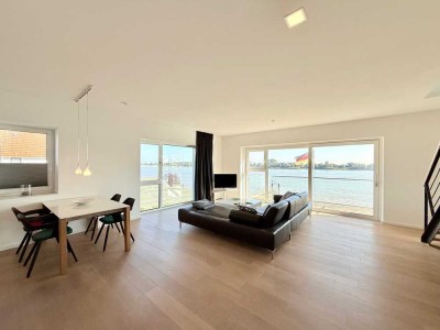 Luxuriöse, vollmöblierte 2-Zimmer-Maisonette-Wohnung direkt an der Weser