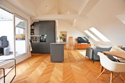Barmbek-Süd | moderner, hochwertiger Dachgeschoss-Ausbau mit großzügiger Loggia