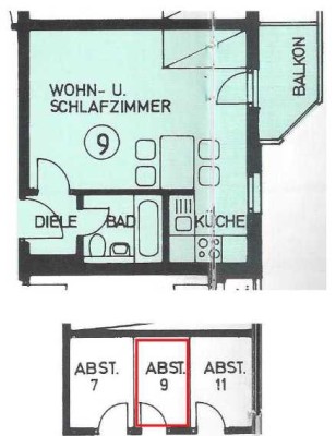 1 Zimmer Wohnung in Dresden Friedrichstadt