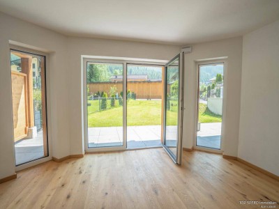 Erstbezug in Pistennähe: 72 m² Neubauwohnung mit großzügigem Garten