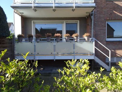 Erdgeschosswohnung mit Balkon und Garten in begehrter Lage