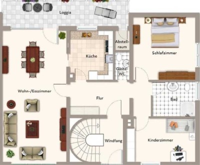 Nachmieter gesucht für 3,5 Zimmer Wohnung in bester Lage inkl. Garten+Balkon mit Blick ins Grüne