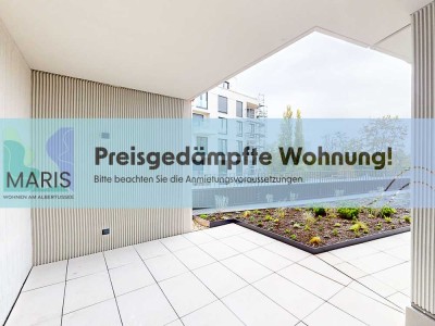 Moderne 3-Zimmer-Wohnung mit zwei Bädern und großzügiger Terrasse (mietpreisgedämpftes wohnen)