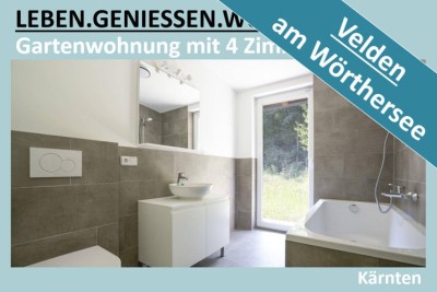 VELDEN AM WÖRTHERSEE - GARTENWOHNUNG, 4 ZIMMER