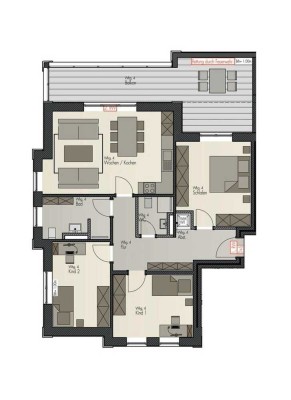 4 Zimmer Oberwohnung im Villenquartier *Erstbezug*