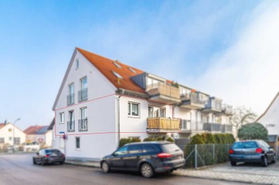 Provisionsfrei! Tolle 3-Zimmer-Wohnung mit Balkon und TG-Stellplatz in Ingolstadt Oberhaunstadt