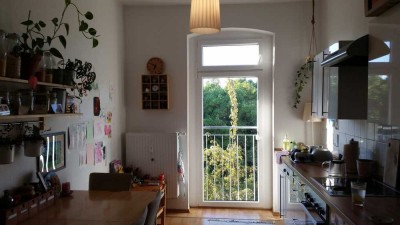 Helle und ruhige DG-Wohnung in Giebichenstein