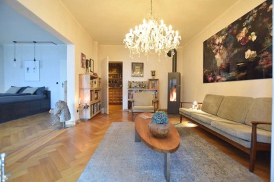 Altbauwohnung mit Garten