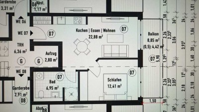 Erstbezug: Moderne 2-Zimmer-Wohnung mit Balkon in Aschaffenburg-Obernau