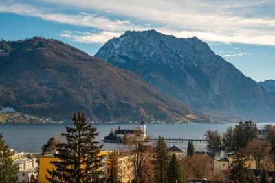 Stilvolles Penthouse mit Blick auf Schloss Orth - "Duett in der Parkstraße" Top B6