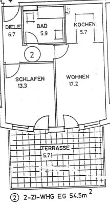Ruhige Erdgeschosswohnung im Müllerring 101