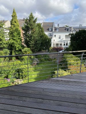 Gehobene Terrassenwohnung am Bunten Garten mit Blick auf den Wasserturm