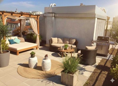 Familienfreundliche Wohnung mit großer Dachterrasse 
im Herzen Stuttgarts
