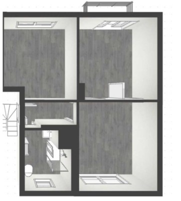 Vollständig renovierte 2,5-Raum-Wohnung mit Balkon in Witten