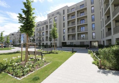 Stadt trifft Park I 2-Zimmer Wohnung mit Terrasse und Garten Süd-West-Ost Ausrichtung mit Weitblick!