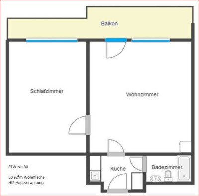 Wohnung (50,9 m²)  in Koblenz Lahnstein ruhiger Lage Fernsicht im Ferienpark Taunusblick