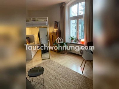 Tauschwohnung: 1-Zimmer Altbauwohnung in Sülz gegen größer