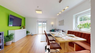 Kernsaniertes 4-Zi-Haus in Thermennähe – Vollmöbliert, Whirlpool &amp; große Terrasse zu verkaufen!