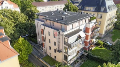 5-Zimmer-Wohnung mit tollem Ausblick in der Dresdner Südvorstadt