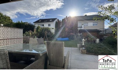 ToFa: geräumige DHH mit Garten+Terrasse+Keller+ausgebautes DG+Stellplatz und Garage