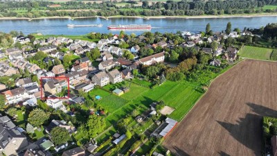 Schöne 88qm Wohnung mit Einbauküche, Balkon und Blick - Neuss-Uedesheim am Rhein!