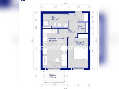 Tauschwohnung: 2 Zimmer in Biesdorf gegen 2-3 Zimmer in Lichtenberg gesucht