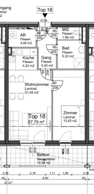 Geförderte 2-Zimmer Wohnung | Junges Wohnen | ca. 57 m² | Balkon
