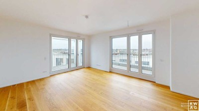 Große 3-Zimmer-Neubauwohnung mit Terrasse und Balkon