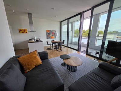 Exklusives Wohnen im ERBA-Areal – 3-Zimmer-Wohnung mit EBK direkt an der Landesgartenschau
