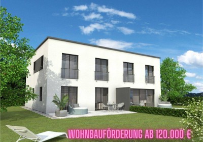 Traumhafte Doppelhaushälfte in Dornbirn: Erstbezug, 5 Zimmer, Garten, Terrasse - mit min. 120.000,- Wohnbauförderung! ( Haus B - rechts)