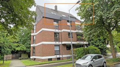 Charmante 2,5-Zimmer-Wohnung mit Balkon und Tiefgaragenstellplatz in beliebter Lage von Krefeld Bock