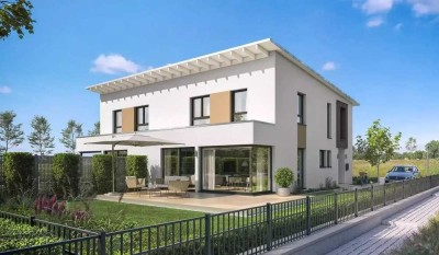 -DHH-Schicker Neubau mit viel Platz von deutschlands beliebtesten Fertighausanbieter BIEN ZENKER ink