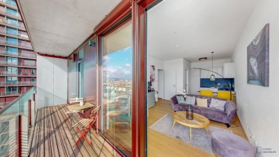 Vollmöblierte 2-Zimmer-Wohnung im „TrIIIple“ mit Loggia