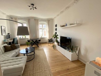 2-3 Room sublease Dec 2025 - Mid-March 2026, fully furnished, renovated sunny Altbau with balcony
