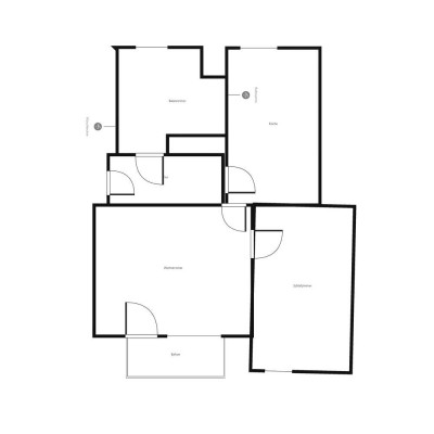 Renovierte 2-Zi.-Wohnung für 2 Personen mit Ausblick (WBS)