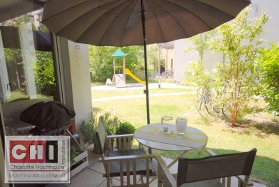 Traumwohnung Haidhausen I Garten ° Terrasse ° Parkplatz I  3 Zimmer ° Neubau Zweitbezug  I