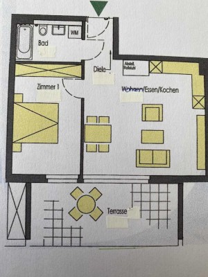 2-Zimmer Wohnung mit Terasse und TG-Platz in Lörrach