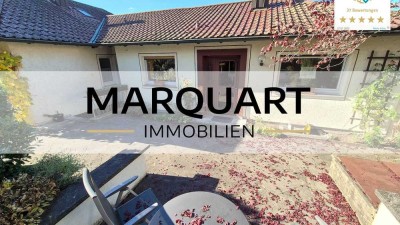 Garitz: Zwei Häuser mit Doppelgarage, Garten und Ausblick